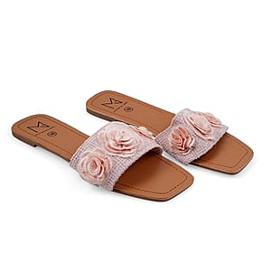 Blush Floral Sandals  -10