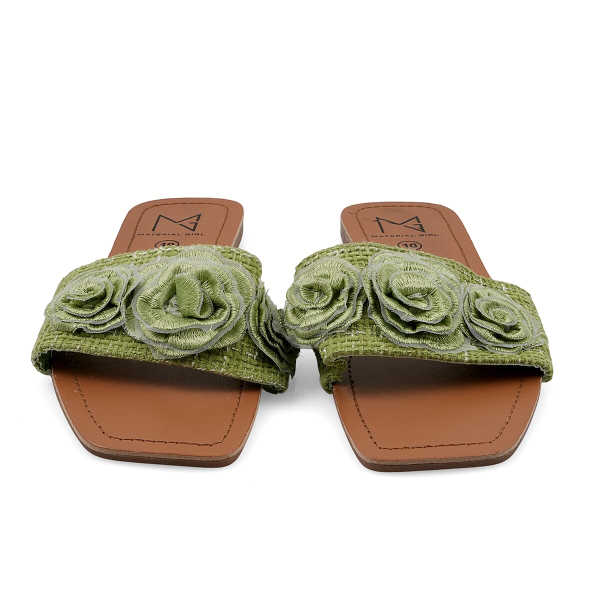 Sage Floral Sandals  -9 image number 4