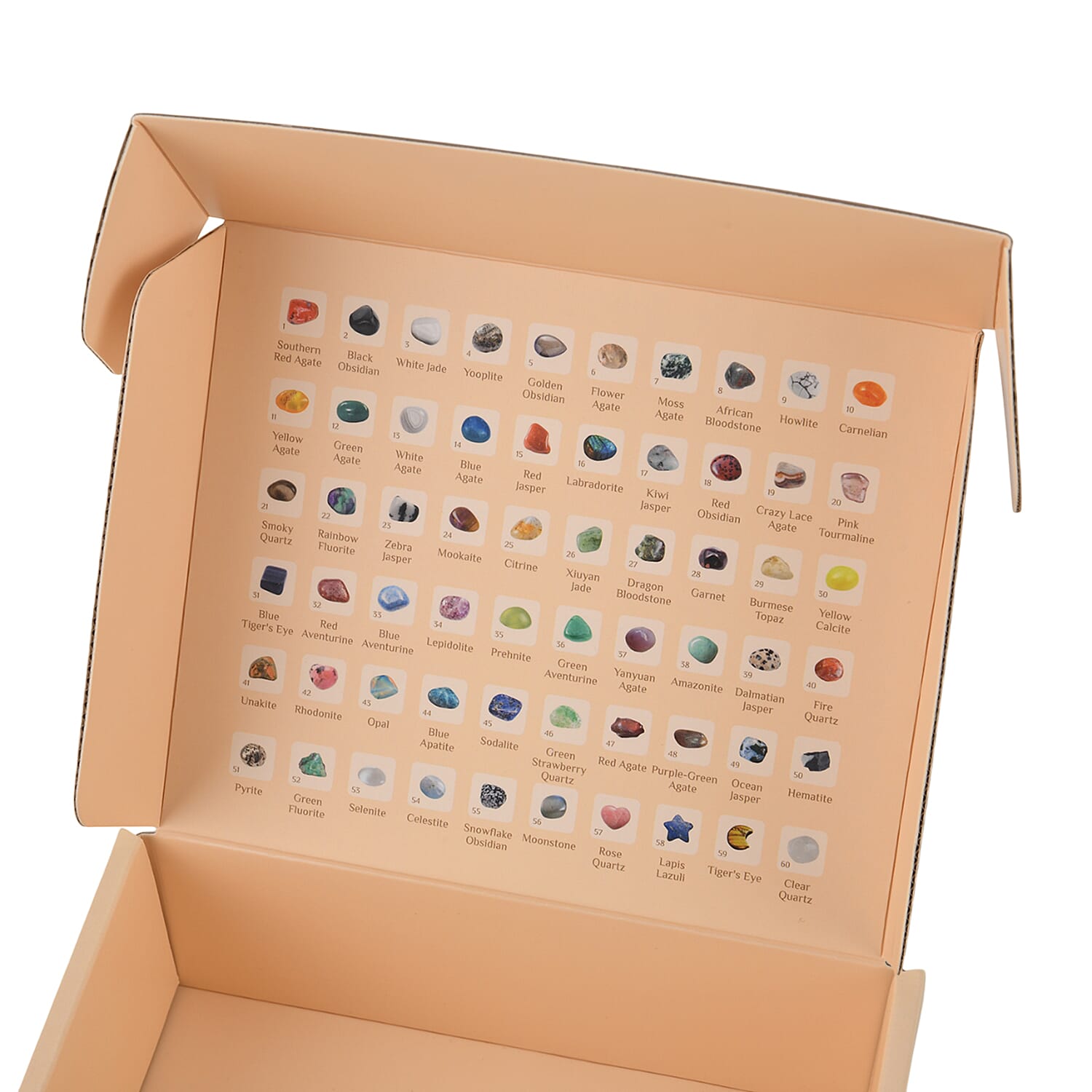 60pcs Crystal Kit - Multi Color (17.5x14x6cm)