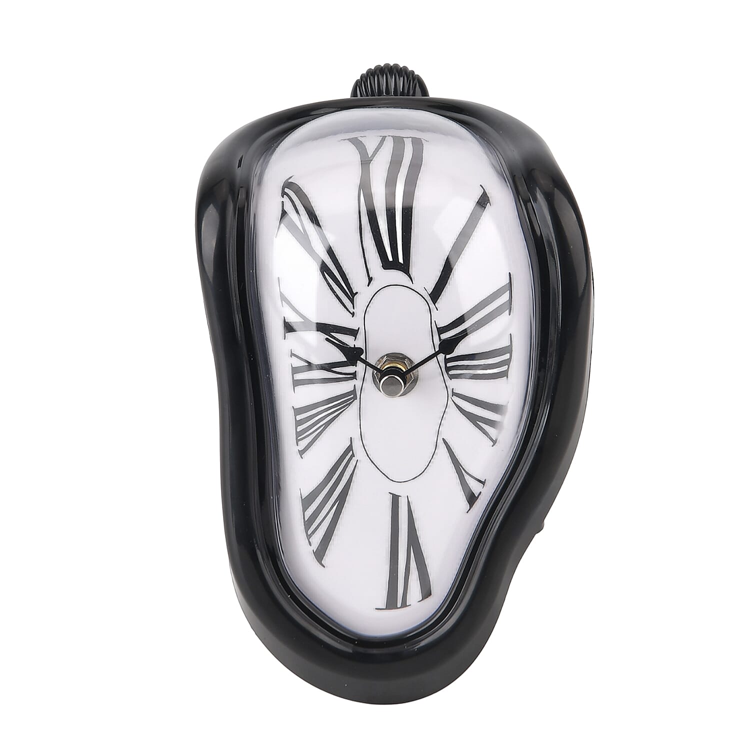 Livmore Black Melting Table Clock (1xAA Battery Not Included)