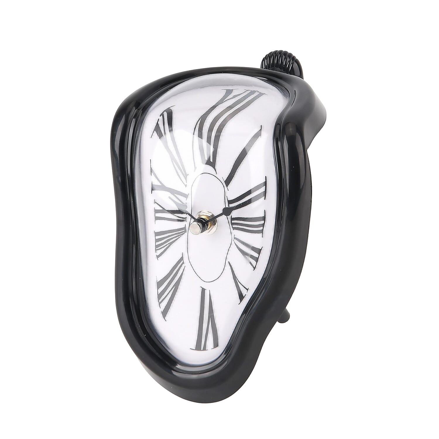 Livmore Black Melting Table Clock (1xAA Battery Not Included)
