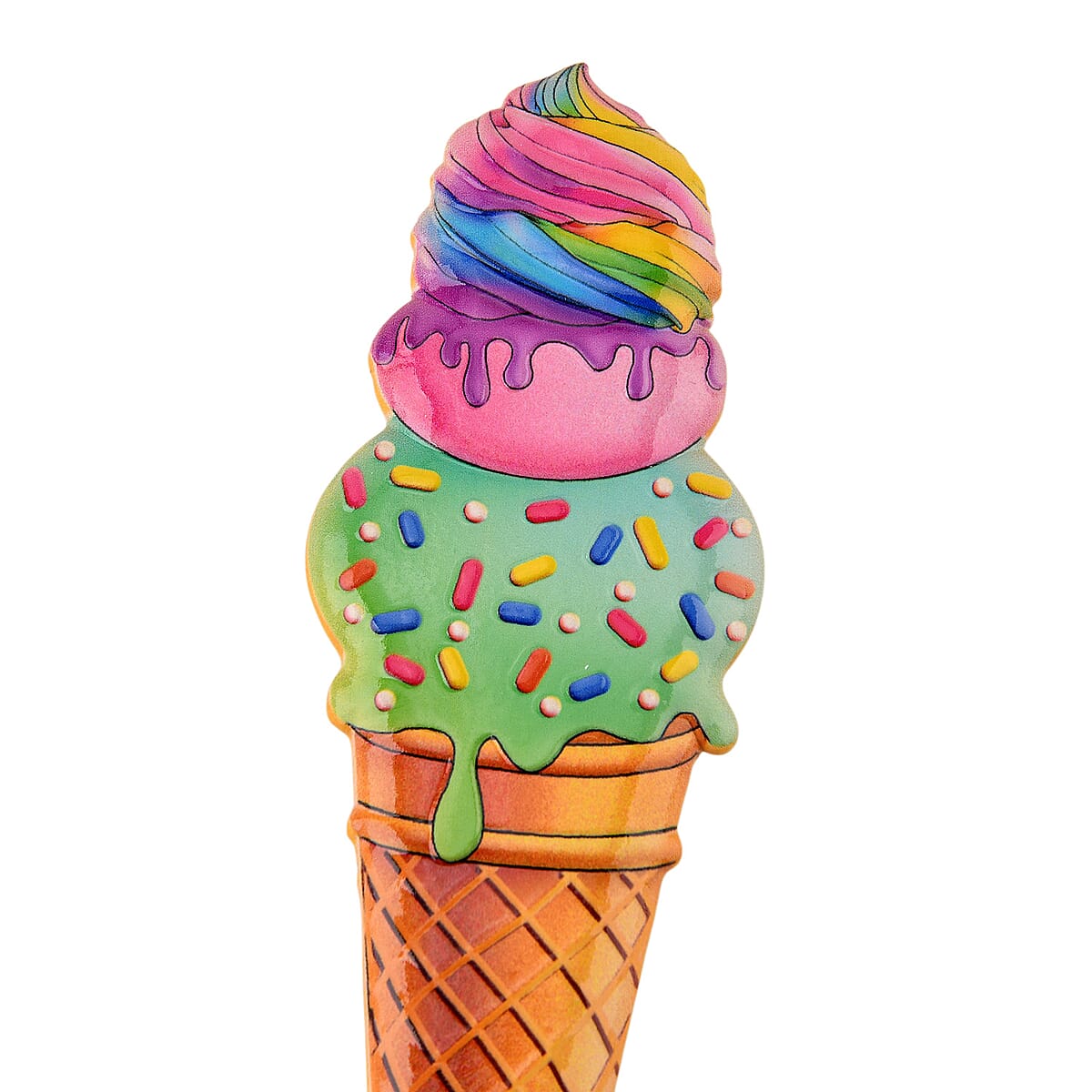 Livmore Multi Color Ice cream Designs Set of 3 Polyresin Pens image number 3