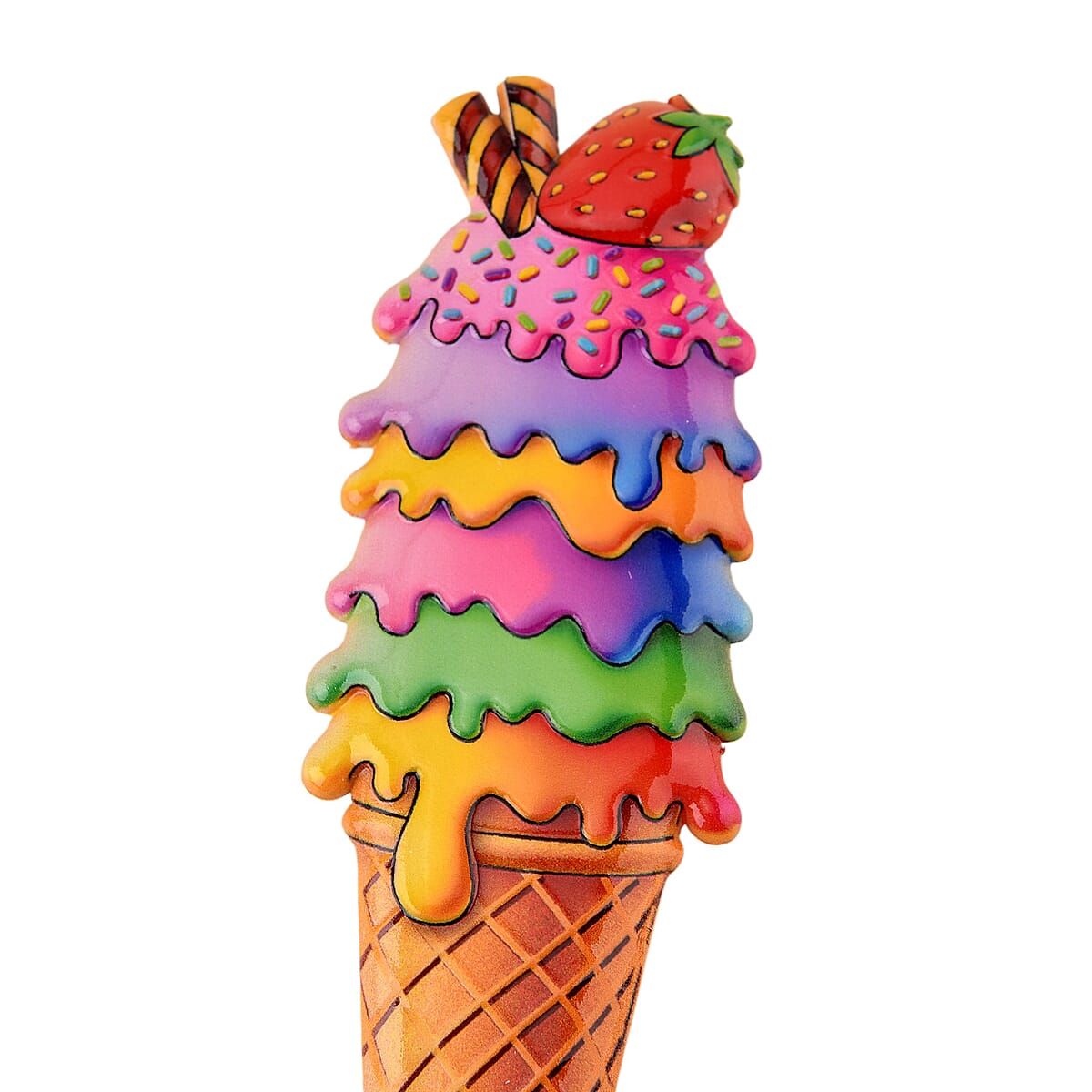 Livmore Multi Color Ice cream Designs Set of 3 Polyresin Pens image number 4
