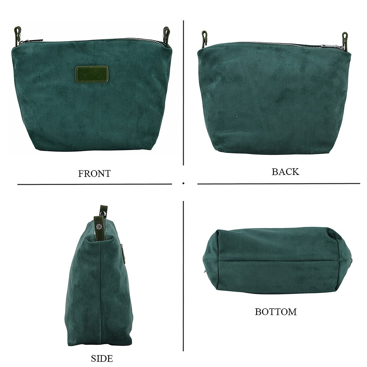 La Marey Green Genuine Leather Tote Bag image number 6