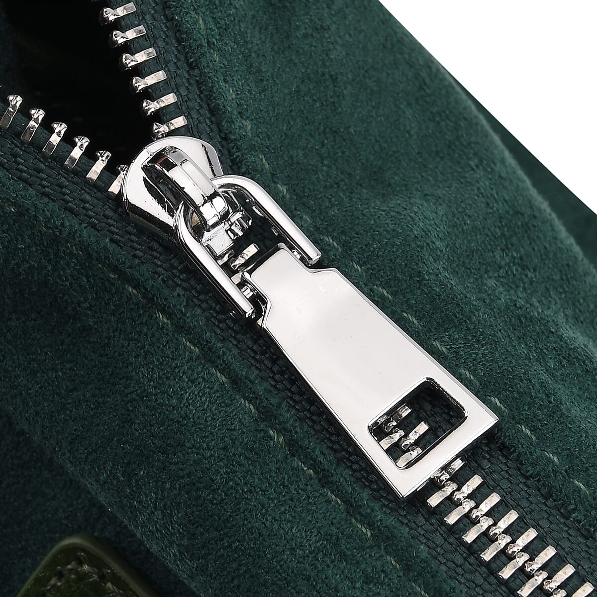 La Marey Green Genuine Leather Tote Bag image number 7