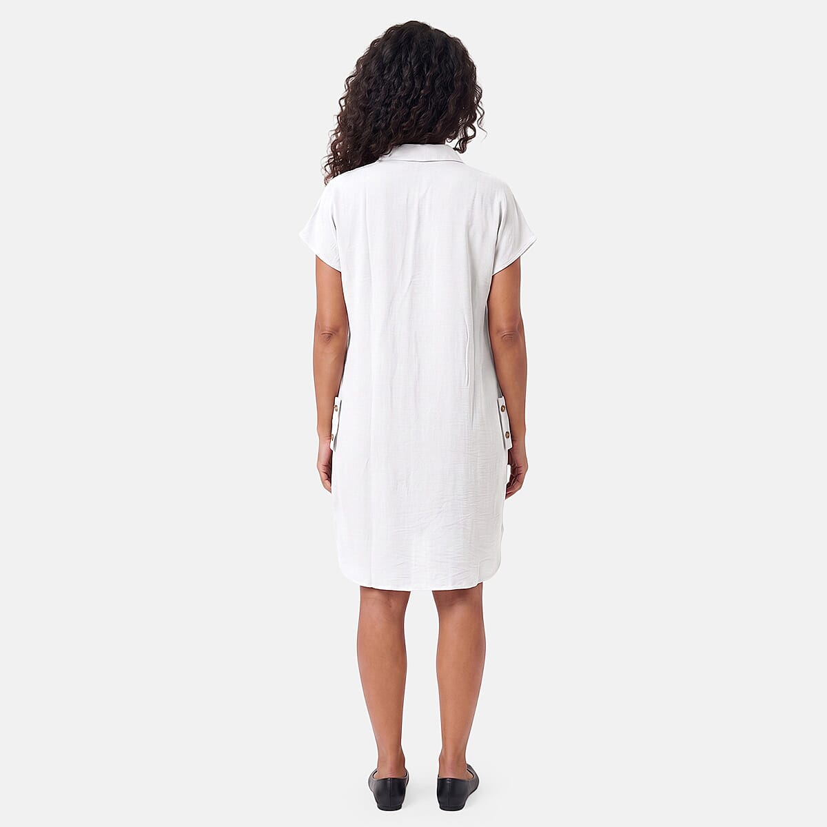 La Marey White Woven Dress - One Size Fits Most image number 2
