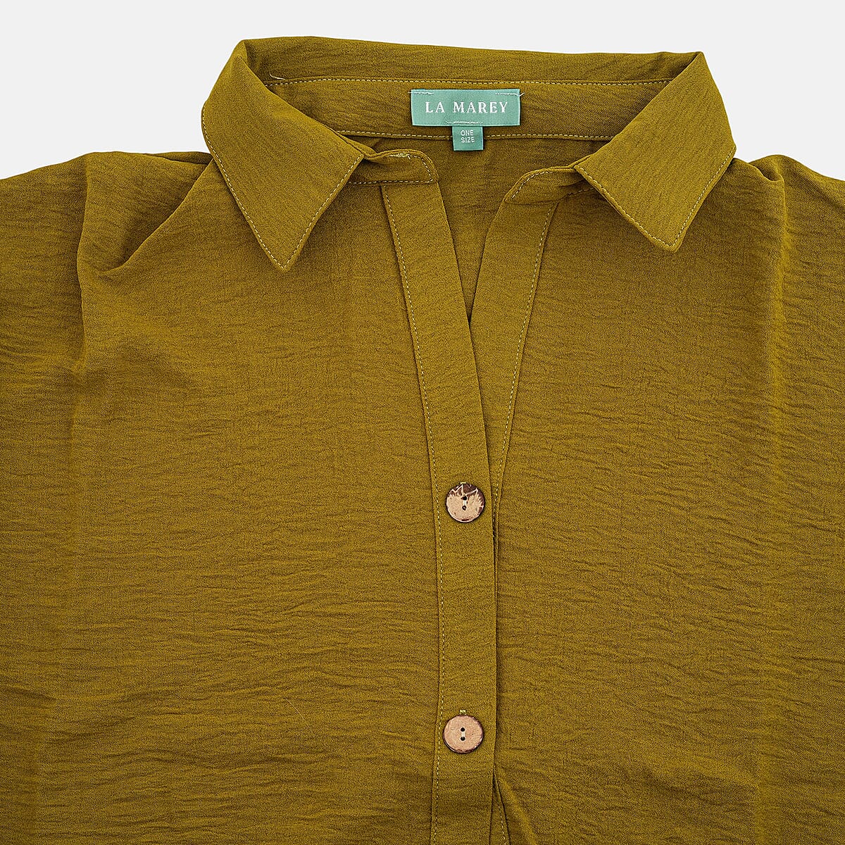La Marey Yellow Woven Dress - One Size Fits Most image number 3