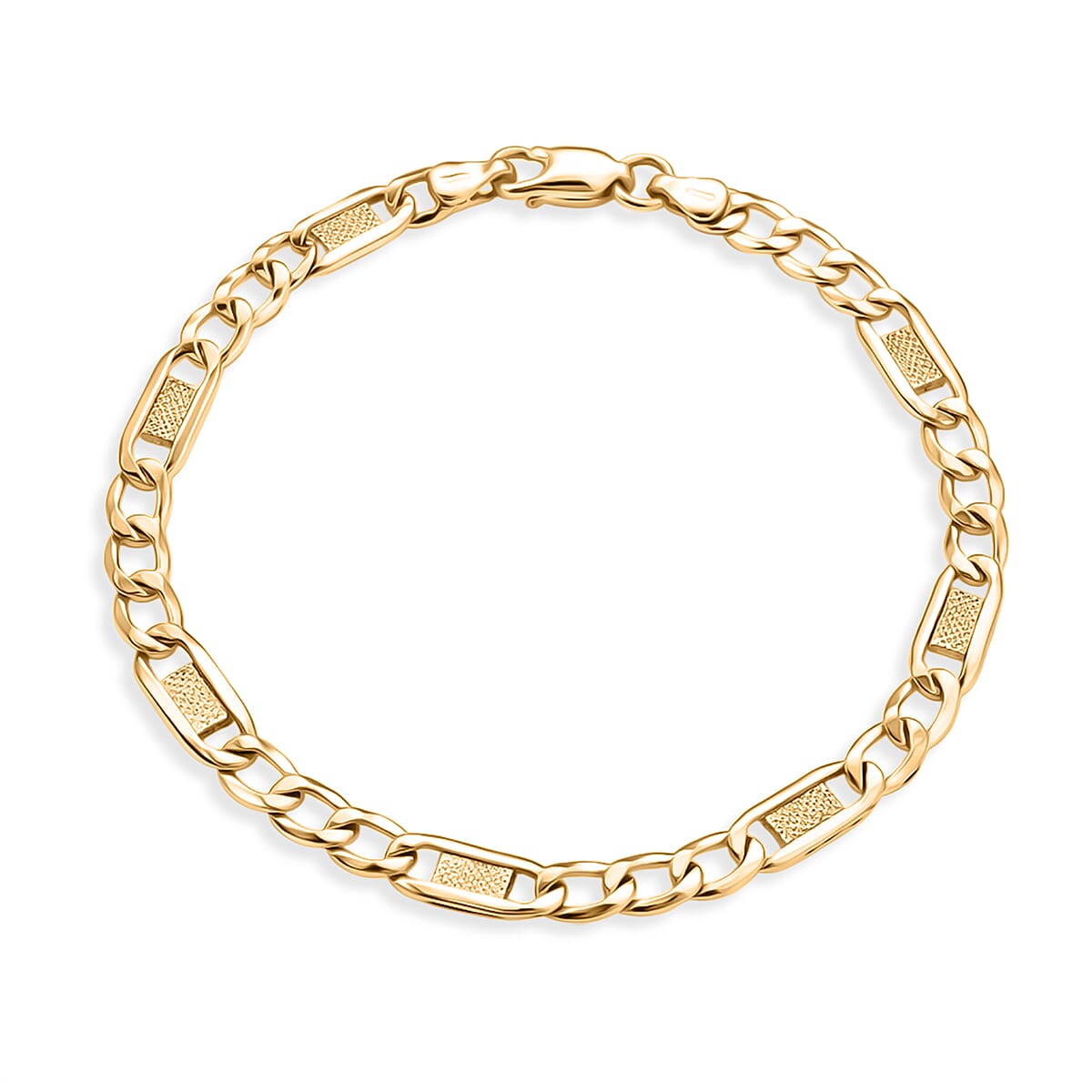 Italian 10K Yellow Gold Helios Bracelet (7 In) (2.9 g)