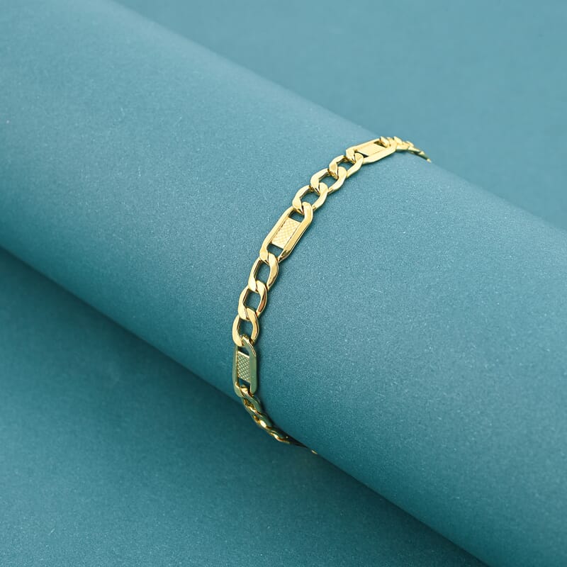 Italian 10K Yellow Gold Helios Bracelet (8 In) (3.1 g)
