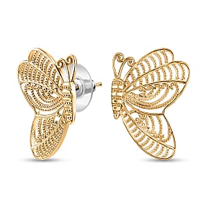 D'Joy Passport to Turkey Living Creature Earrings in 18K Vermeil Yellow Gold Over Sterling Silver 