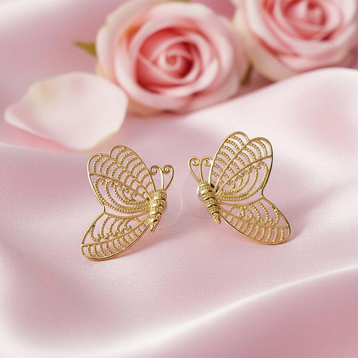 D'Joy Passport to Turkey Living Creature Earrings in 18K Vermeil Yellow Gold Over Sterling Silver  image number 1