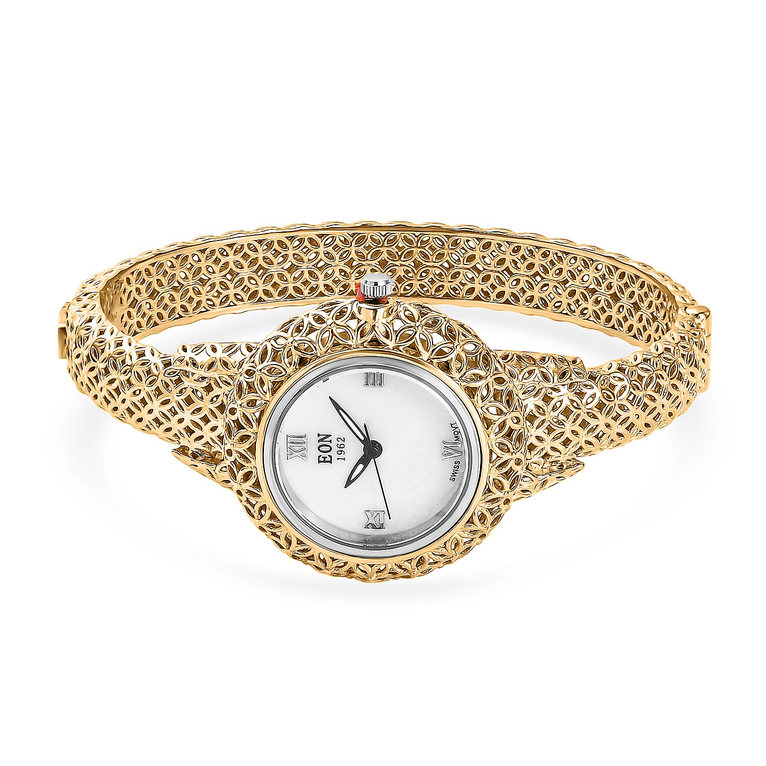 EverTrue Bangle Bracelet in 18K YG Plated (7.25 In)
