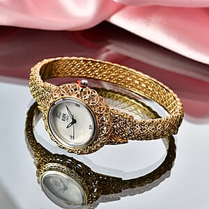 EverTrue Bangle Bracelet in 18K YG Plated (7.25 In)