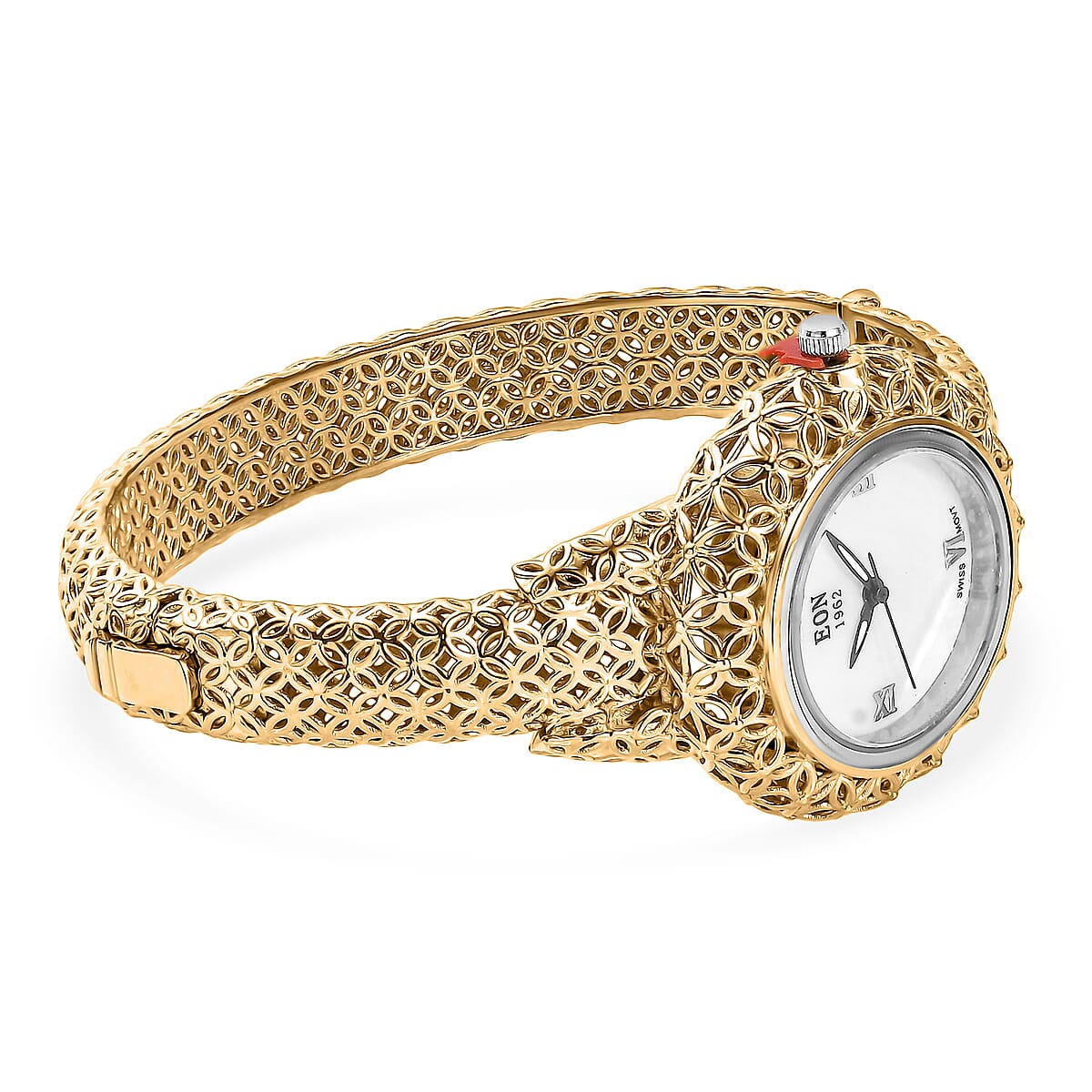 EverTrue Bangle Bracelet in 18K YG Plated (7.25 In) image number 3