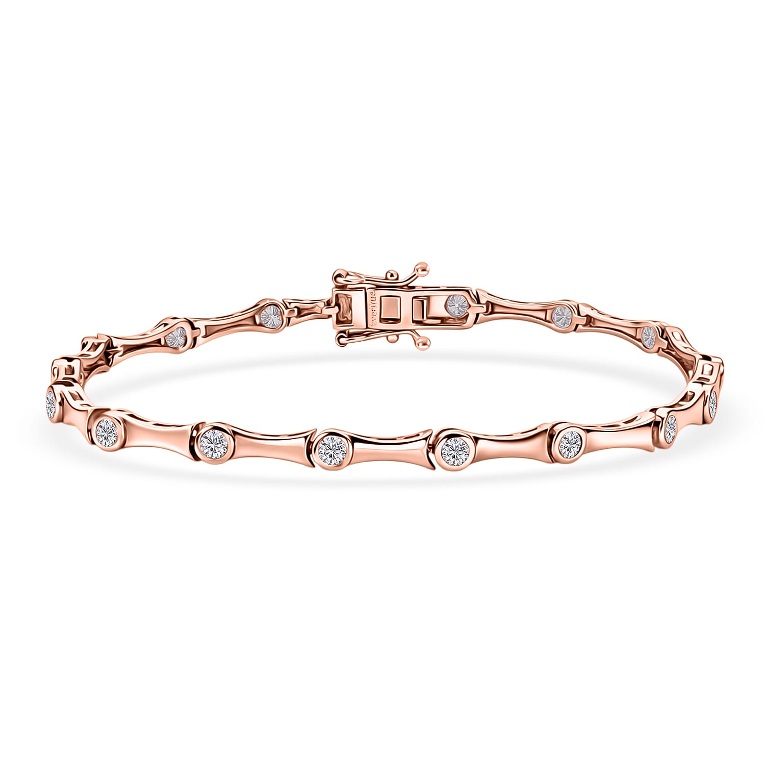 EverTrue Moissanite Bracelet in Platinum Bond (7.25 In) 1.50 ctw
