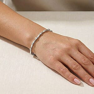 EverTrue Moissanite 1.35 ctw Bracelet in Platinum Bond (6.50 In)