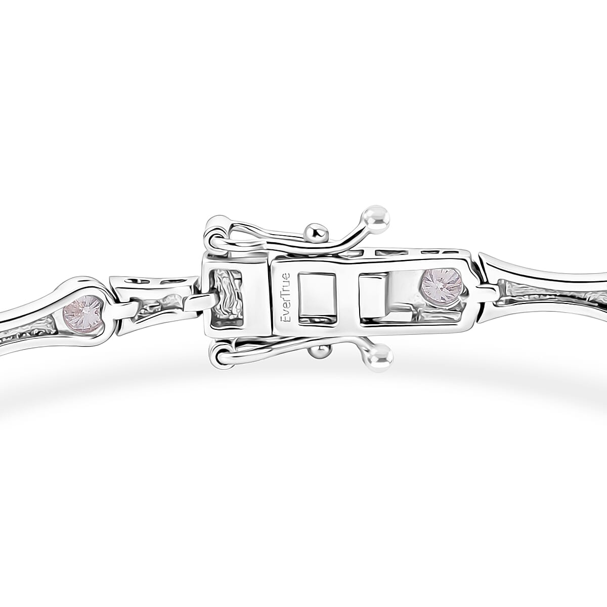 EverTrue Moissanite 1.35 ctw Bracelet in Platinum Bond (6.50 In) image number 3