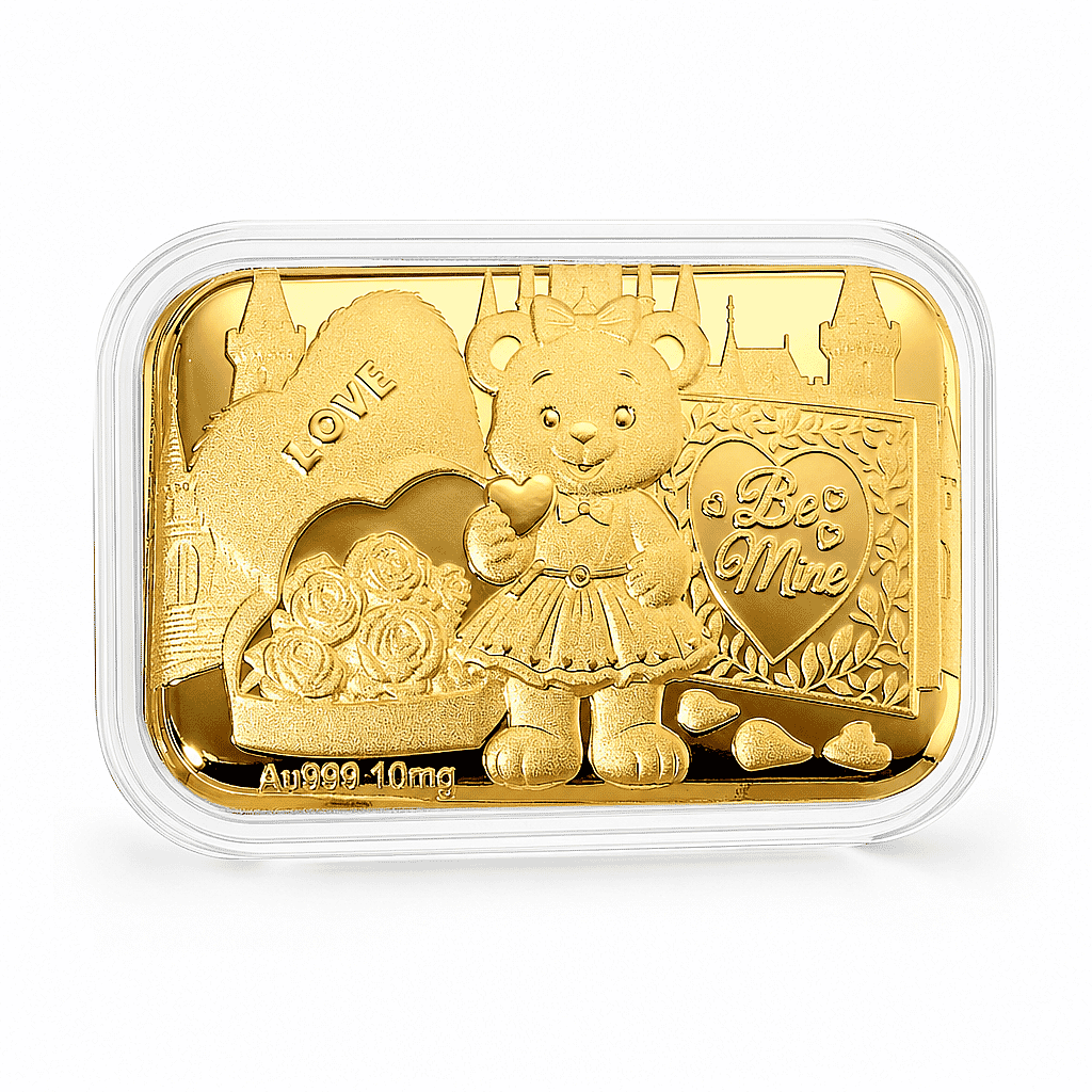 Teddy 24k Gold Embossed Sheet 10mg