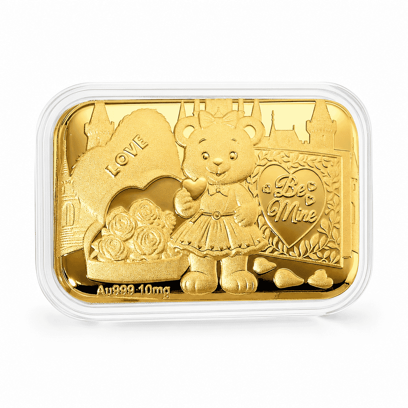 Doorbuster Teddy 24k Gold Embossed Sheet 10mg