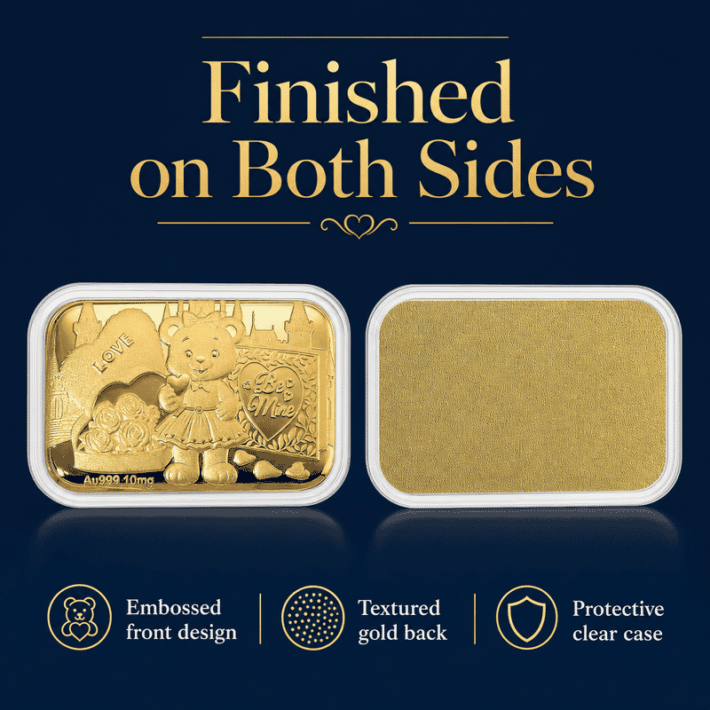 Doorbuster Teddy 24k Gold Embossed Sheet 10mg