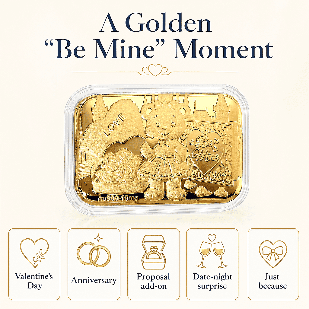 Teddy 24k Gold Embossed Sheet 10mg