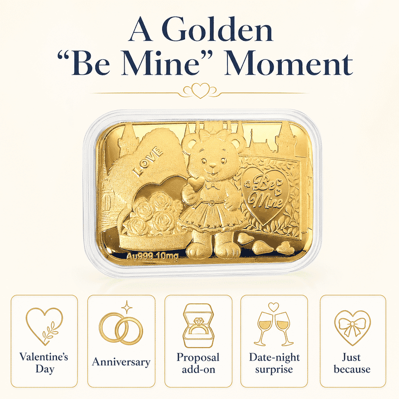 Doorbuster Teddy 24k Gold Embossed Sheet 10mg