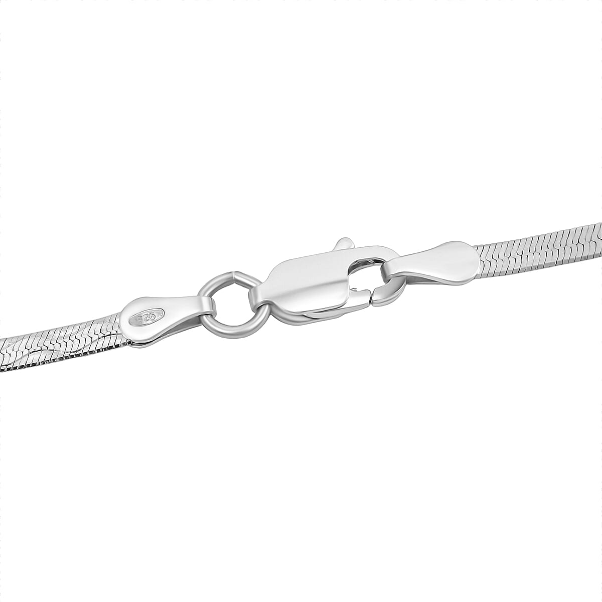 Sterling Silver Textured Wavy Chain Necklace (18 Inches) (3.60 g) image number 4