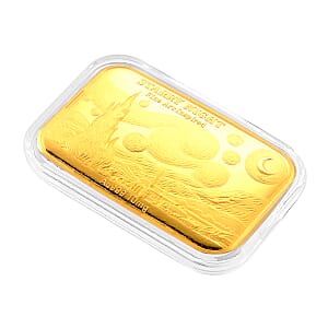 24K Gold Starry Night &mdash; Under a Sky of Wonder Embossed Gold Sheet | 10 mg