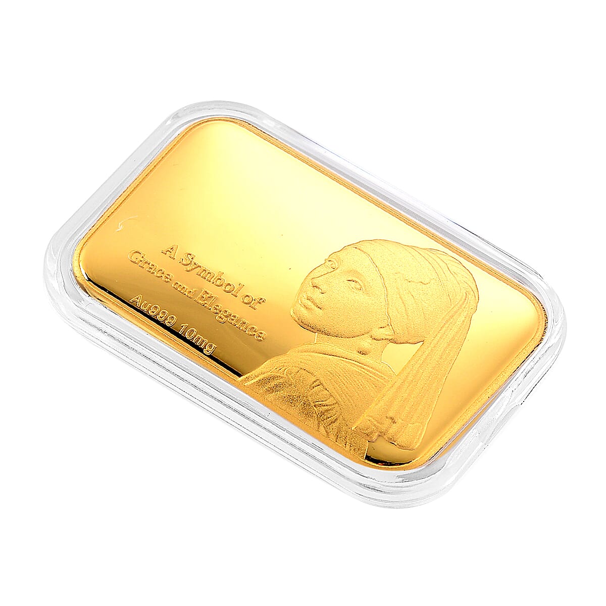 24K Gold A Symbol of Grace and Elegance Embossed Sheet 31x45.5mm 10mg image number 2