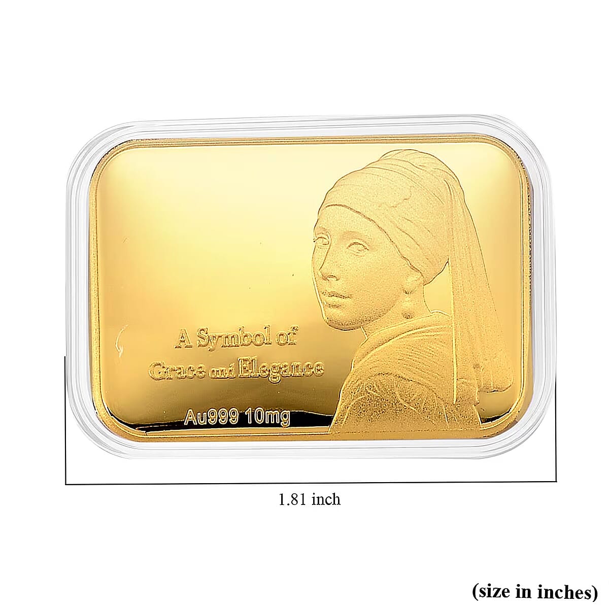24K Gold A Symbol of Grace and Elegance Embossed Sheet 31x45.5mm 10mg image number 5