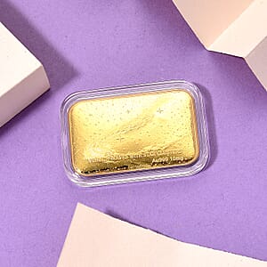 24K Golden Nebula Waves - Born Among the Stars Embossed Sheet 31x45.5mm 10mg