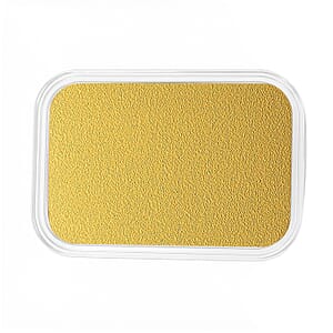 24K Golden Nebula Waves - Born Among the Stars Embossed Sheet 31x45.5mm 10mg