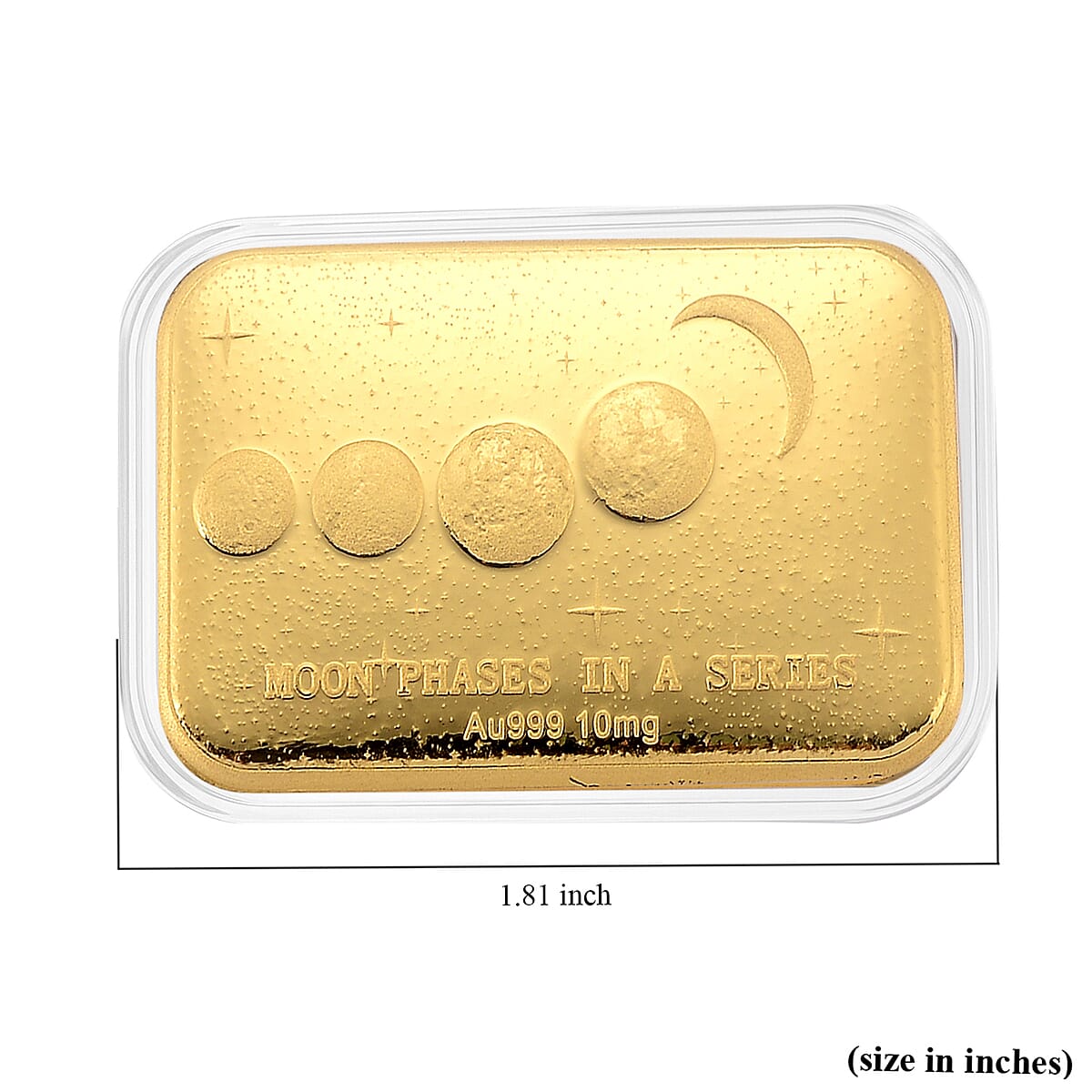 24K Golden Moon Phases, A Symbol of Life&rsquo;s Journey Embossed Sheet 10mg image number 4