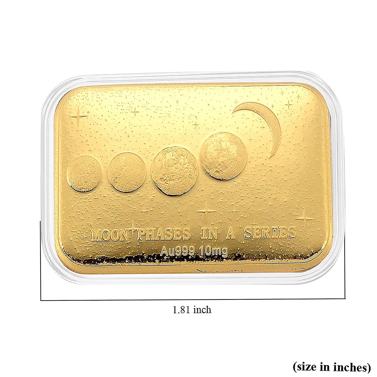 24K Golden Moon Phases, A Symbol of Life&rsquo;s Journey Embossed Sheet 10mg image number 5