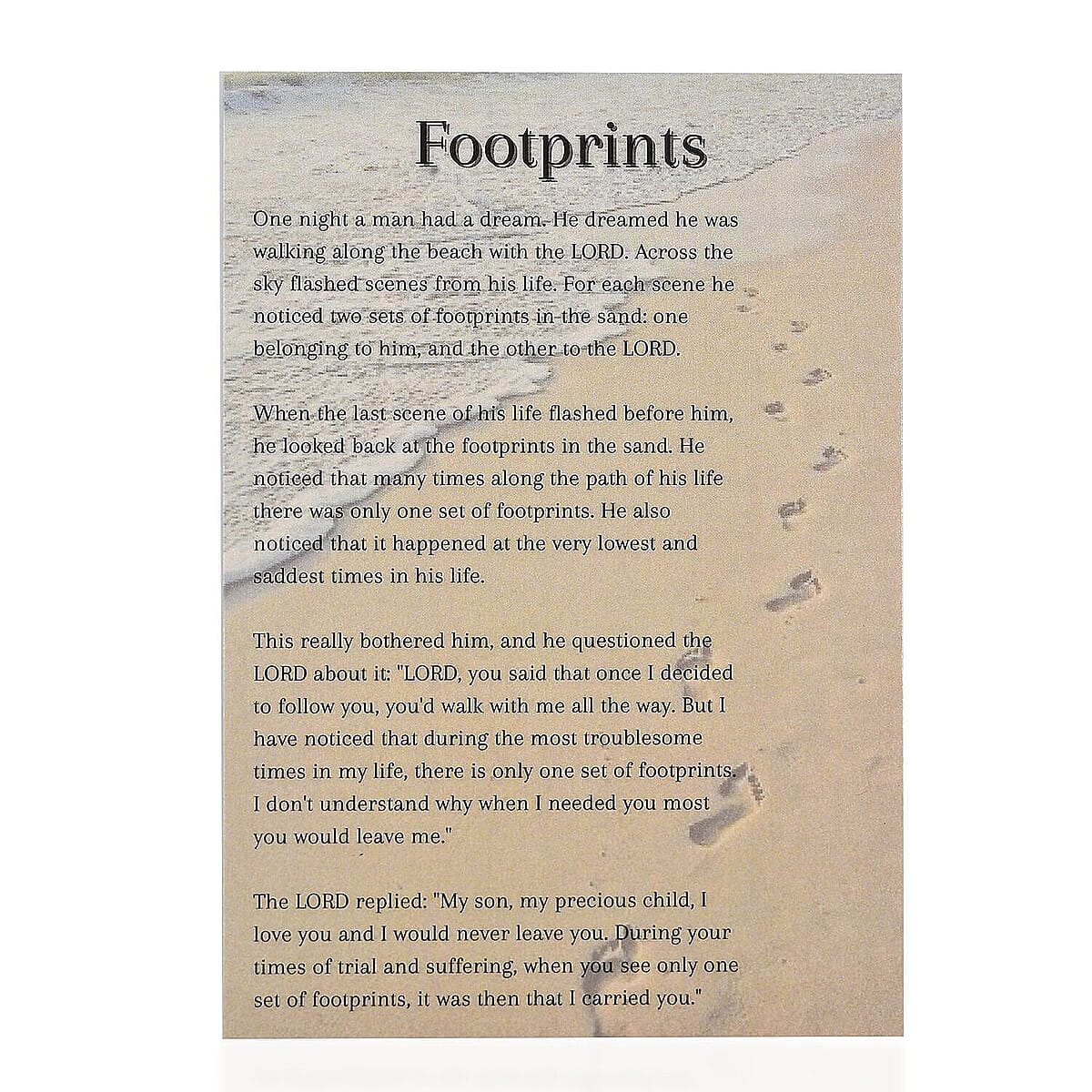 999 Fine Silver Footprints In The Sand Emboss Sheet 5g image number 3