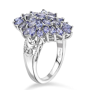 EverTrue Tanzanite 2.75 ctw Ring in Platinum Bond (Size 5.0)