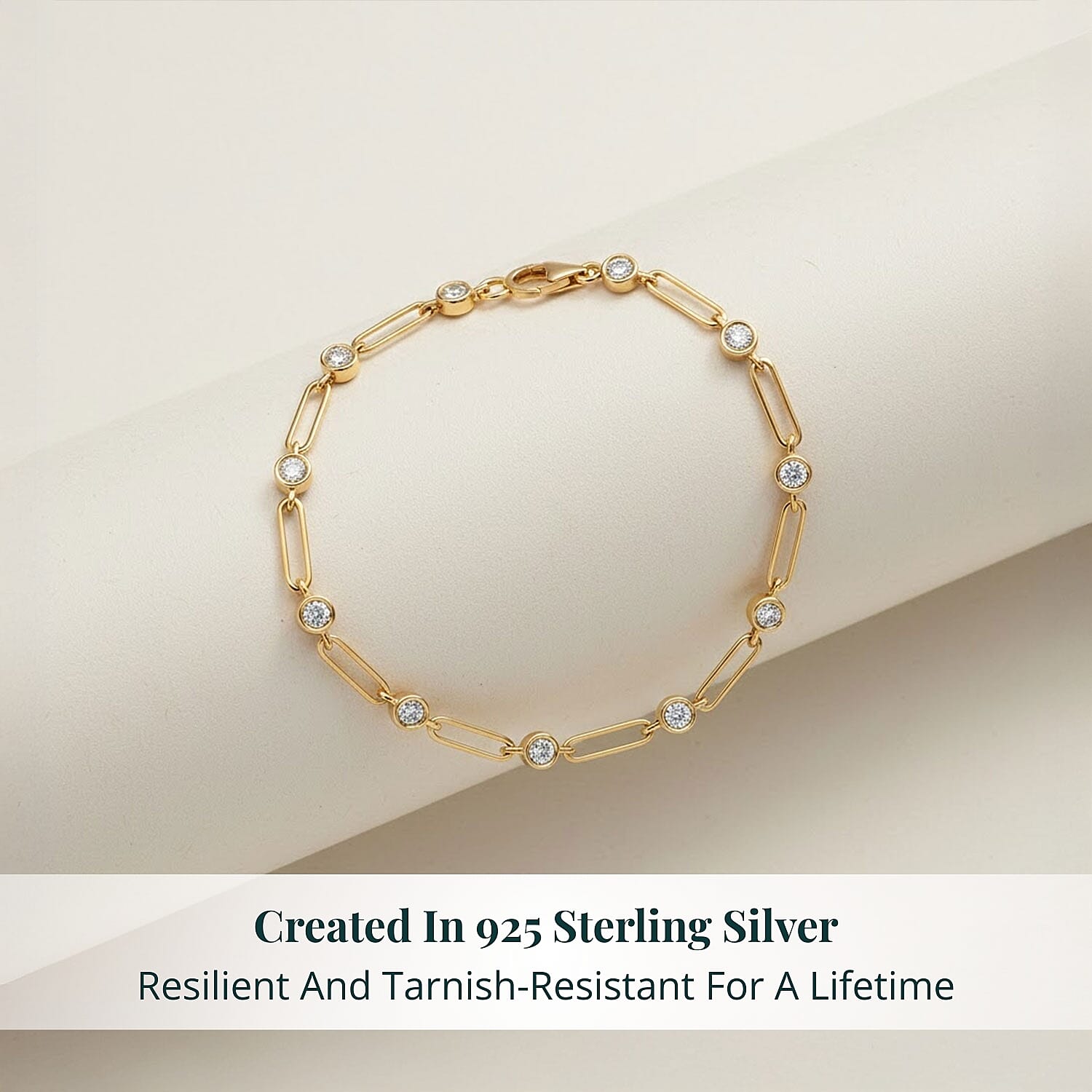 Yellow Gold Over Sterling Silver