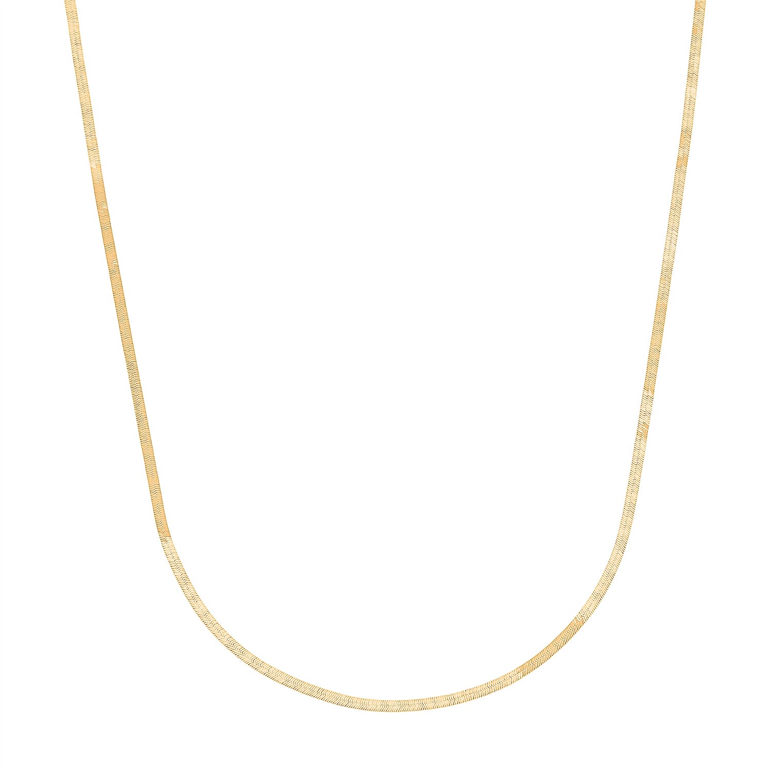 18K Yellow Gold Snake Chain Necklace 2.5 Grams (18 Inches)
