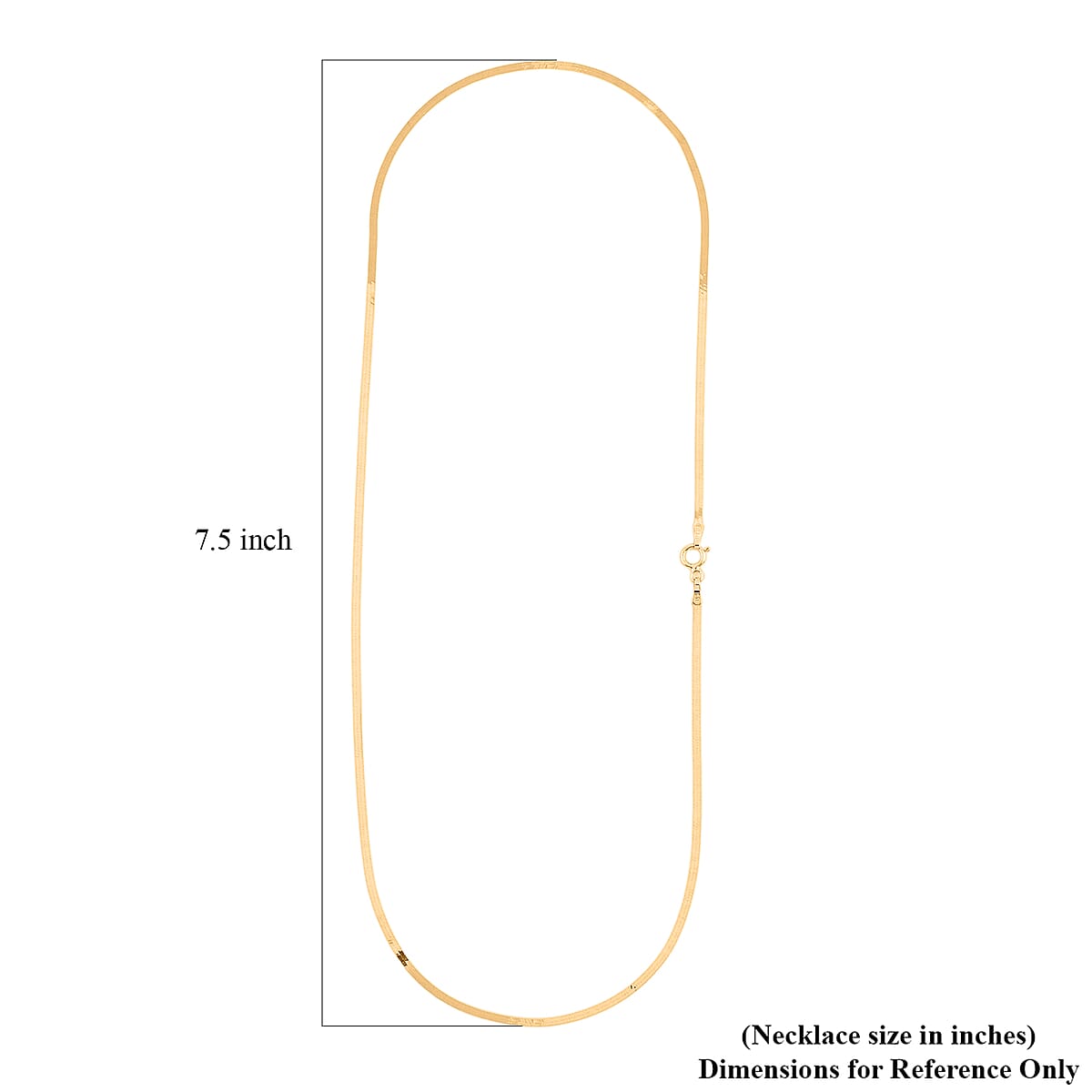 18K Yellow Gold Snake Chain Necklace 2.5 Grams (18 Inches) image number 6