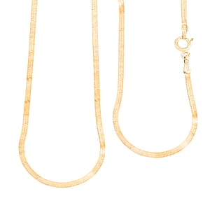 18K Yellow Gold Snake Chain Necklace 2.7 Grams (20 Inches)