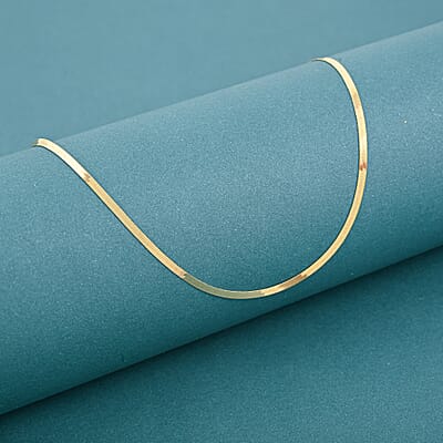 18K Yellow Gold Snake Chain Necklace 2.7 Grams (20 Inches)