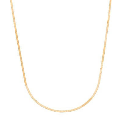 18K Yellow Gold Snake Chain Necklace 2.7 Grams (20 Inches)