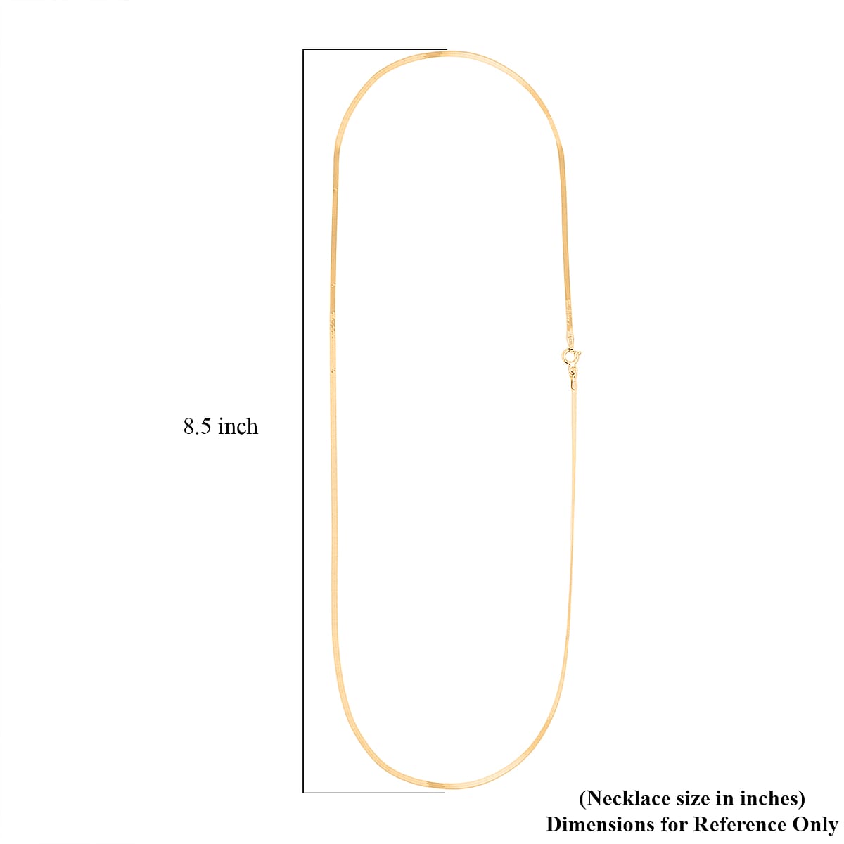 18K Yellow Gold Snake Chain Necklace 2.7 Grams (20 Inches) image number 6