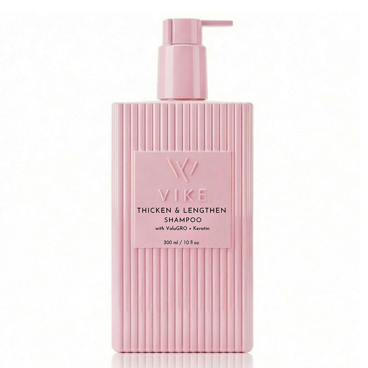 VIKE Thicken & Lengthen Shampoo with VoluGRO + Keratin (10oz)