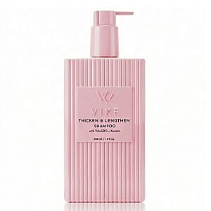 VIKE Thicken & Lengthen Shampoo with VoluGRO + Keratin (10oz)
