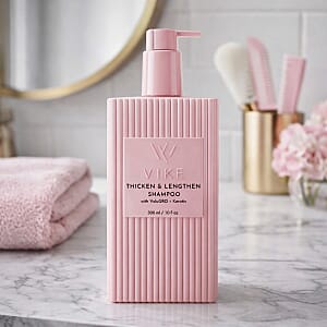 VIKE Thicken & Lengthen Shampoo with VoluGRO + Keratin (10oz)