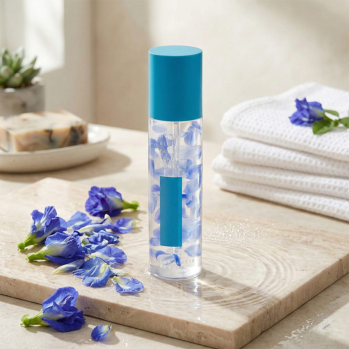 LaPalette Beauty Hydra Blue Petal Serum Toner (3.38oz) Made in Korea image number 1