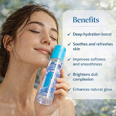 LaPalette Beauty Hydra Blue Petal Serum Toner (3.38oz) Made in Korea