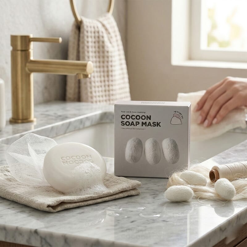 Zombie Beauty Pore Care & Deep Cleansing Cocoon Soap Mask (1 Bar) Made in Korea