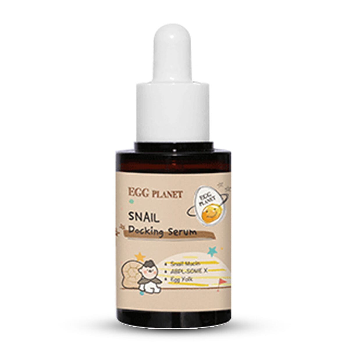 Egg Planet Snail, Shea Butter, & Hyalu Docking Serum Set (3x 1.01oz) Made in Korea  image number 4